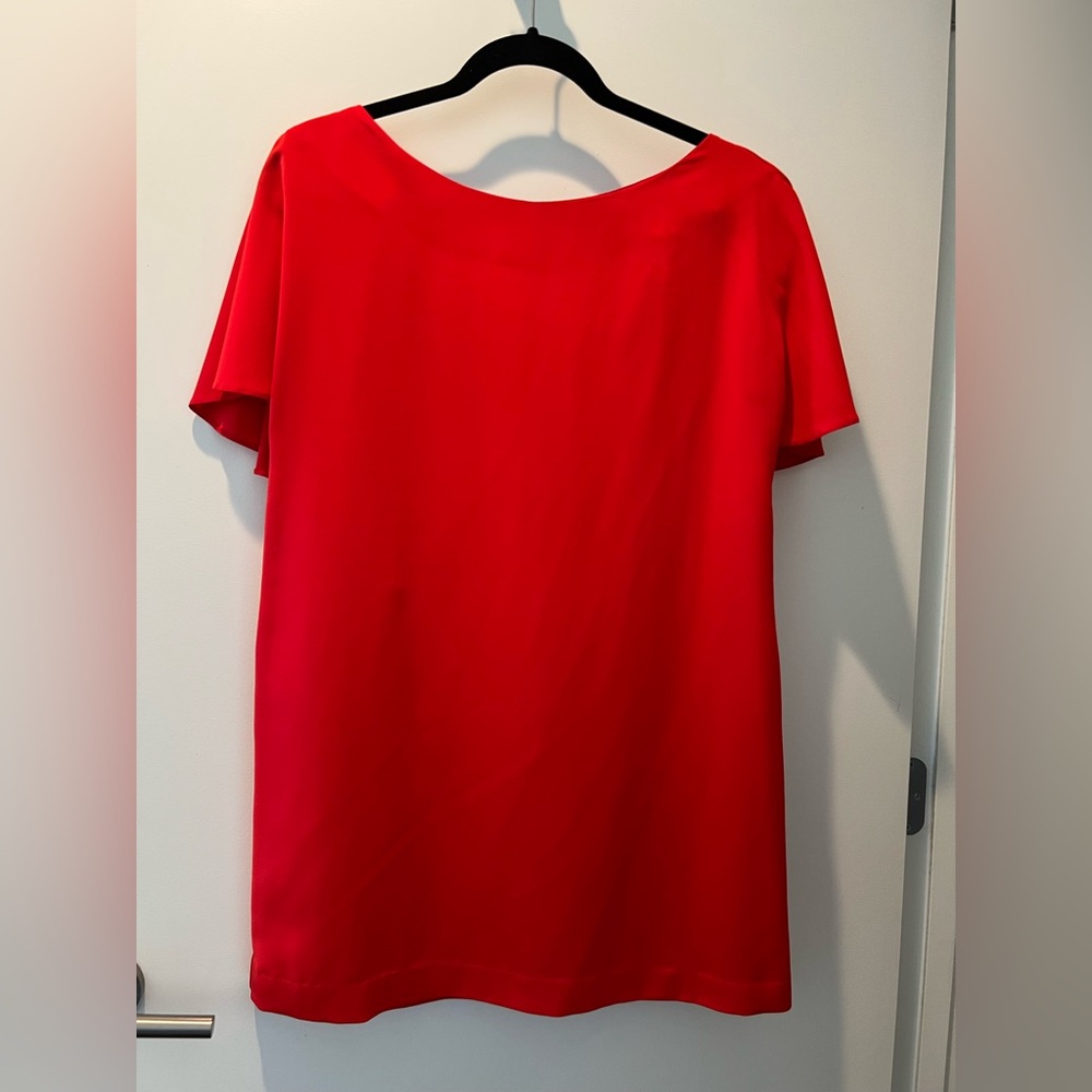 Zara Basic Mini Red Dress Size: Medium - image 1